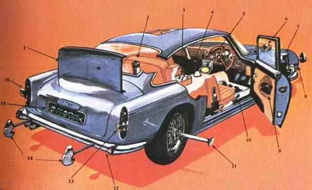 Aston martin DB5 - James Bond