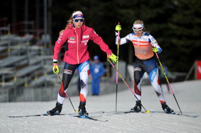 Biatlon, trénink, Nové Město na Moravě, Světový pohár, Markéta Davidová, Eva Puskarčíková