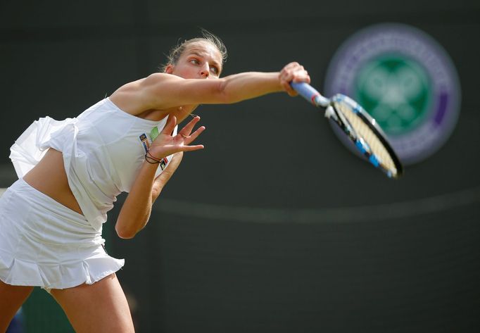 První kolo Wimbledonu 2017: Karolína Plíšková