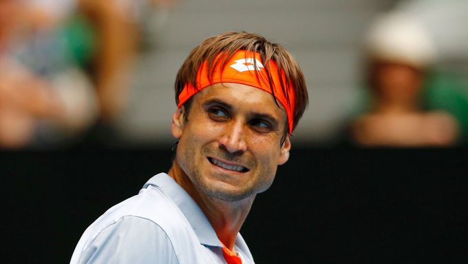 Španělský tenista David Ferrer.
