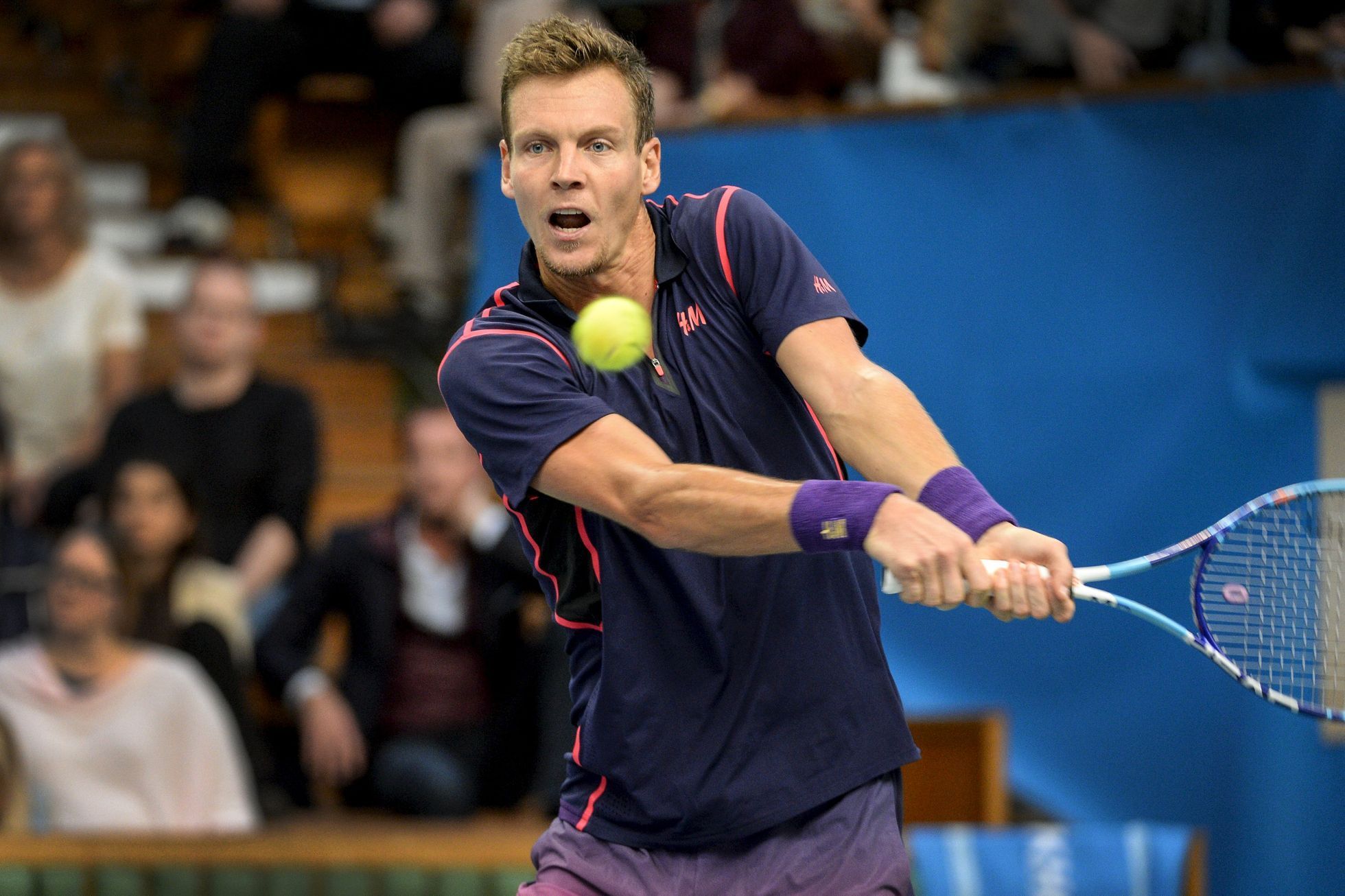 Tomáš Berdych na turnaji ve Stockholmu 2015