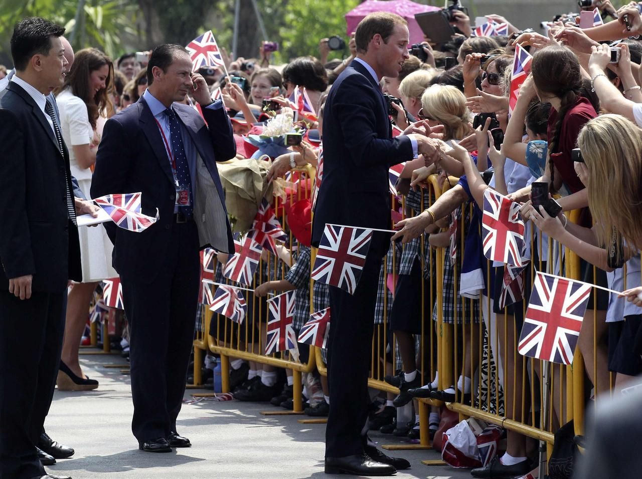 Kate a William na výletě v Singapuru