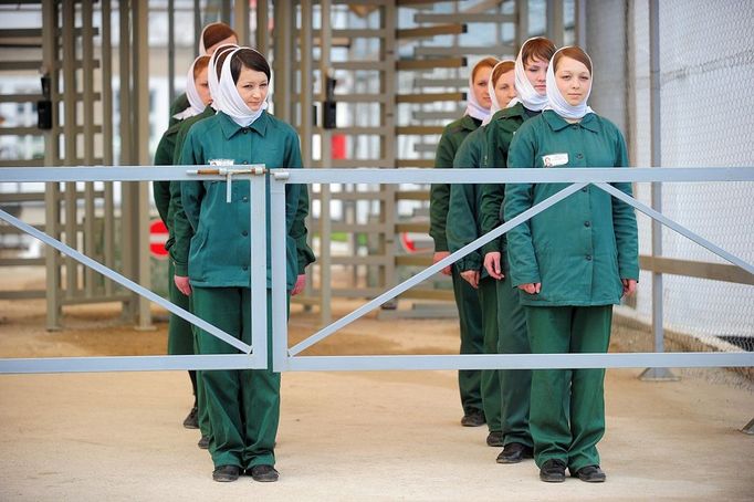 Ivanovo Region prison colony for convicted women IVANOVO REGION, RUSSIA. APRIL 25, 2012. Convicted women in new uniform at Women's Prison Colony No3 of the Ivanovo Region branch of the Russian Federal Service of Execution of Sentences (UFSIN).