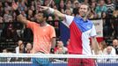 Radek Štěpánek a Leander Paes