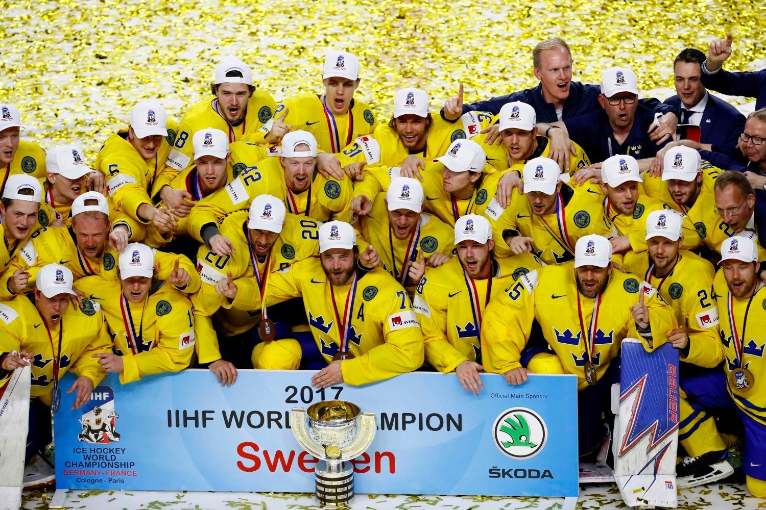 MS 2017, Kanada-Švédsko: Švédové slaví titul mistrů světa