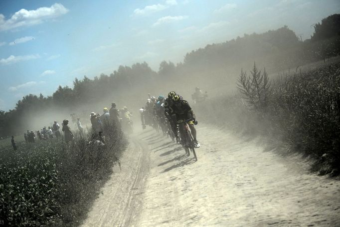 Nezpevněná cesta v 9. etapě na Tour de France 2018