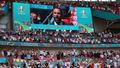 Hlediště ve Wembley během zápasu Anglie - Chorvatsko na ME 2020
