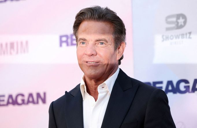 Herec Dennis Quaid na premiéře filmu Reagan.