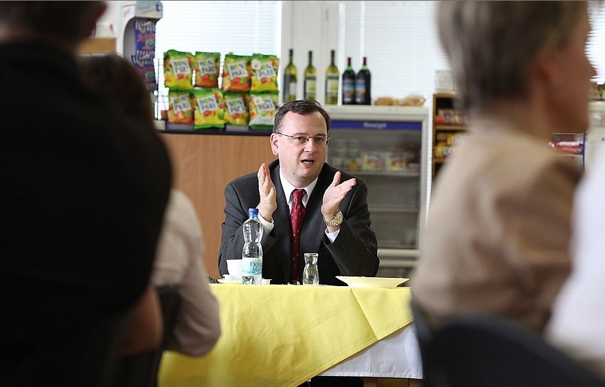 20. 4. - Petr Nečas na severu Čech