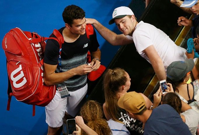 Australian Open 2017 (Milos Raonic, fanoušek)