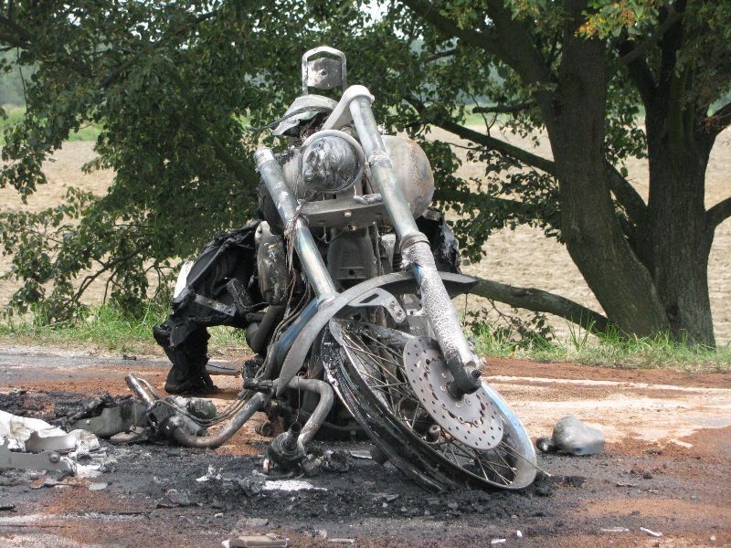Harley se srazil s autem autoškoly
