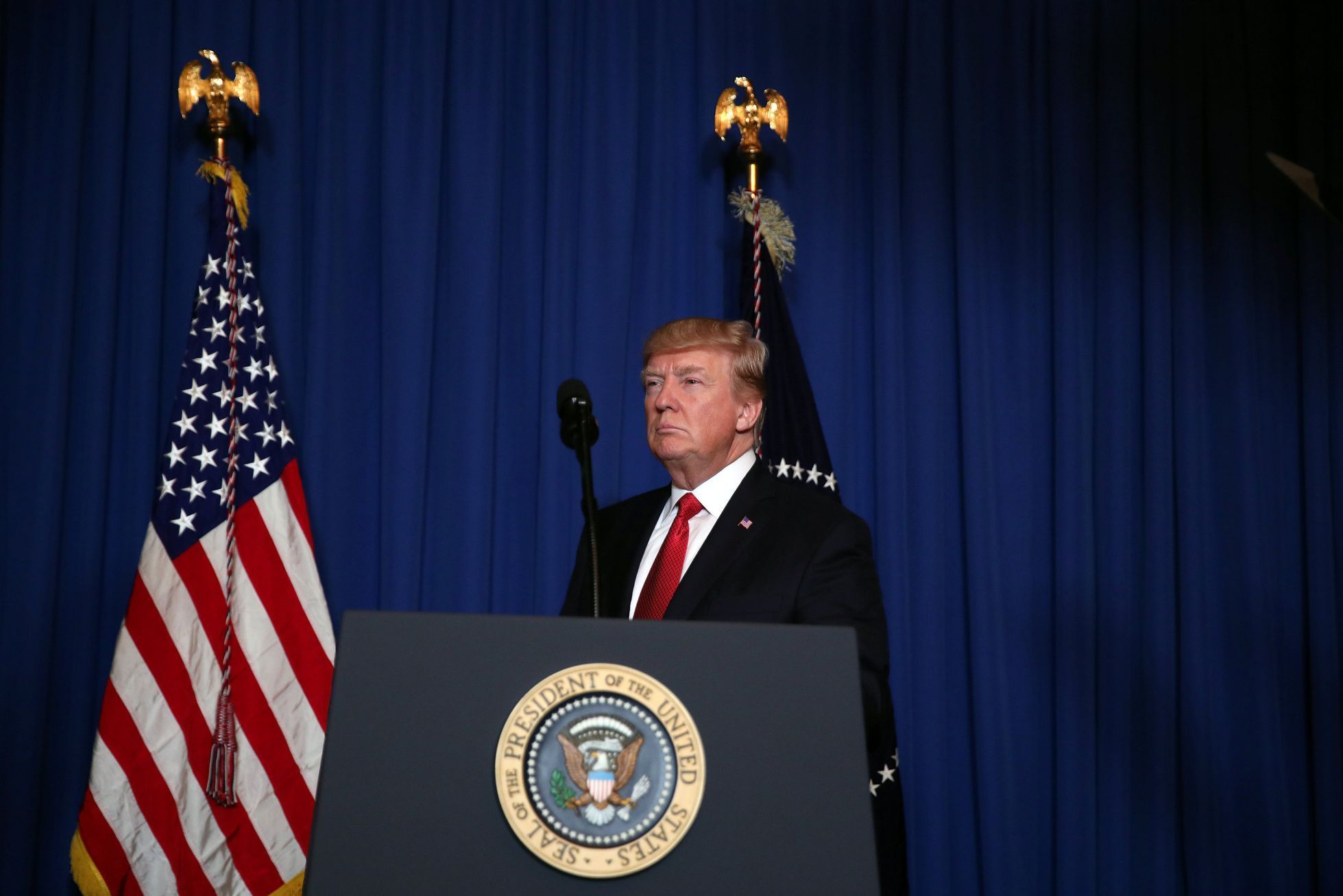 Donald Trump, vyjádření k útoku v Sýrii