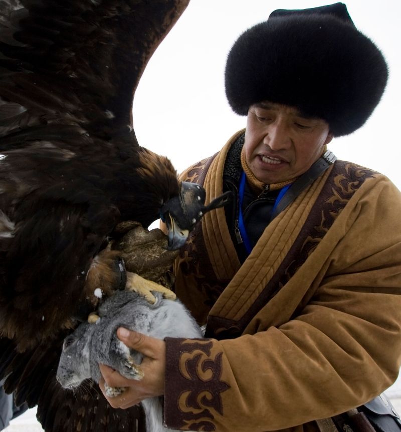 Sokolníci v Kazachstánu