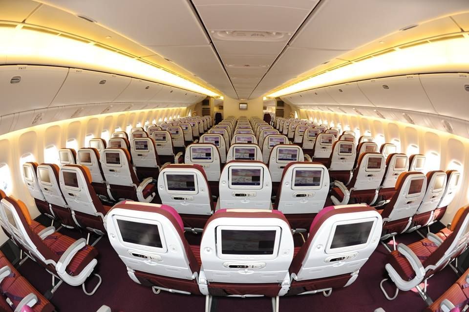 Thai Airways letadlo sedadla cestování