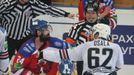 Lev Praha vs. Magnitogorsk, čtvrté finále KHL v O2 aréně (O´Byrne, Osala)