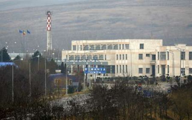 Hraniční přechod Albita mezi Rumunskem a Moldavskem.