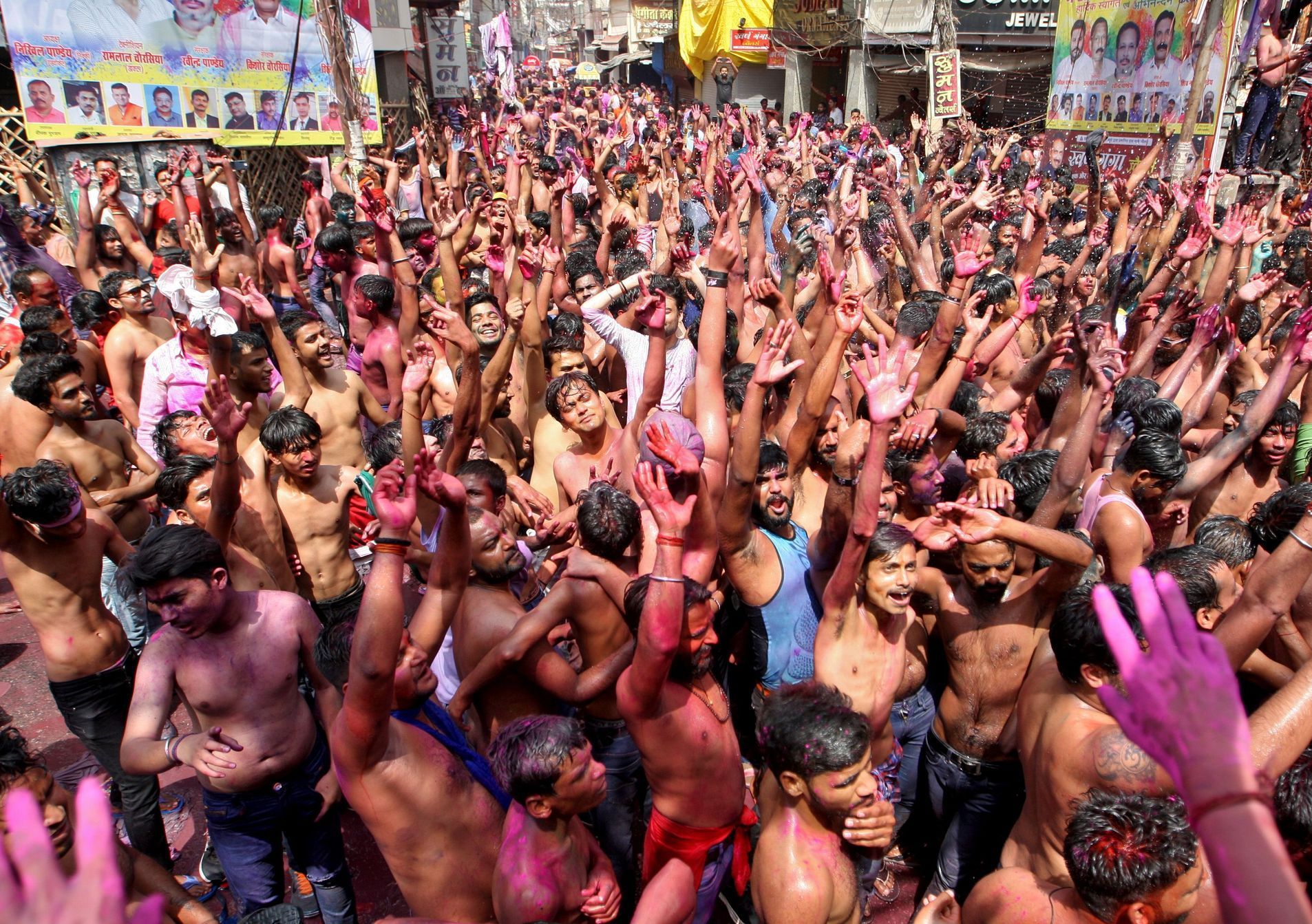 Indický svátek barev Holi