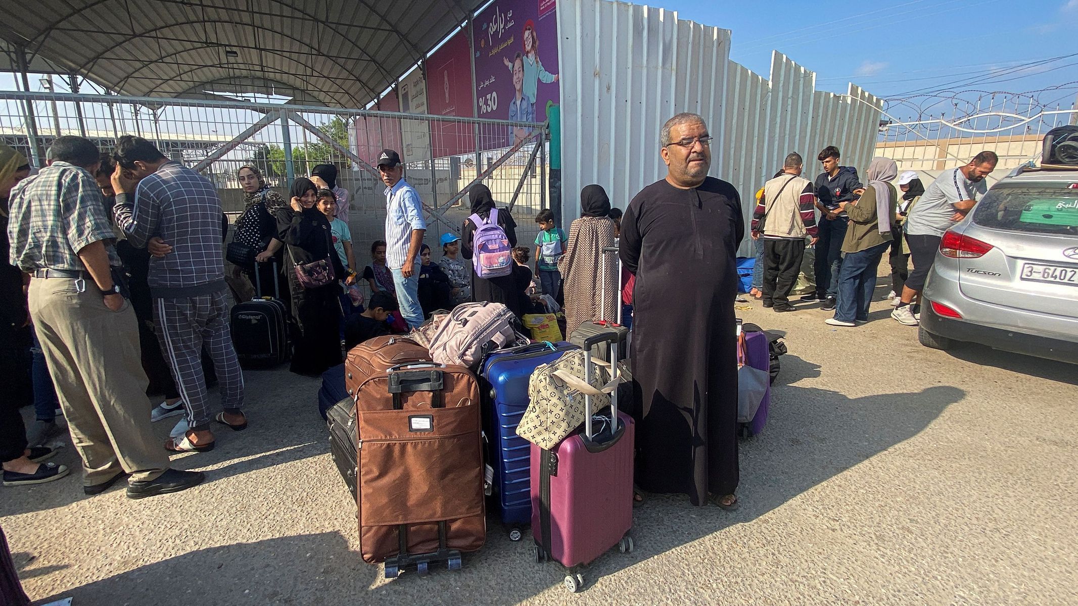 Palestina Pásmo Gazy přechod Rafah