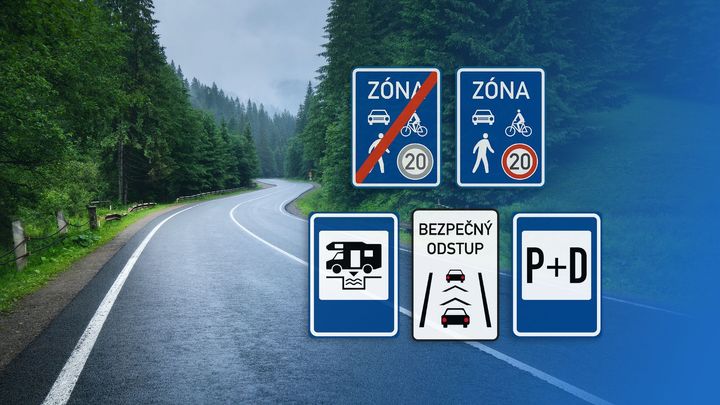 Nové dopravní značky přehledně: myslí na obytná auta i fanoušky elektromobility