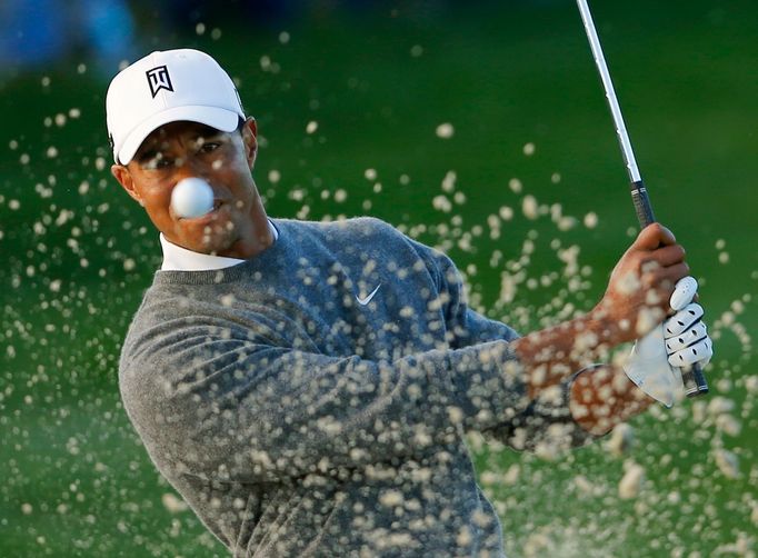 Golfista Tiger Woods na turnaji v San Diegu