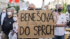 Demonstrace a pochod Milion chvilek pro demokracii, protest, Marie Benešová