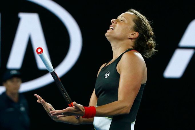 Barbora Strýcová v osmifinále Australian Open 2018.