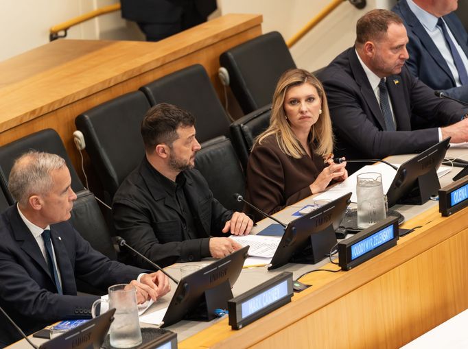 V sídle OSN se jednalo o unesených ukrajinských dětech. Před delegáty promluvil nejen ukrajinský prezident Volodymyr Zelensky se svou chotí, ale i prezident Petr Pavel.