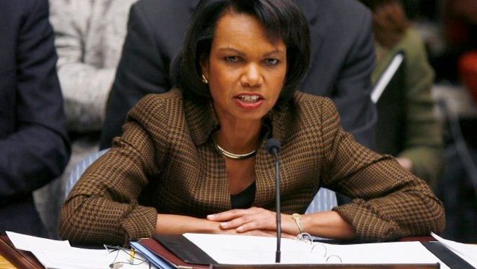 Condoleezza Riceová v Radě bezpečnosti OSN