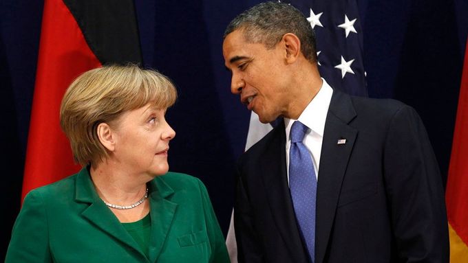 Angela Merkelová a Barack Obama. Ilustrační foto.