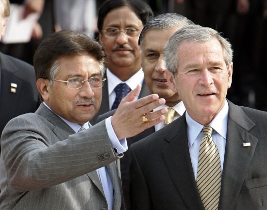 Bush a Mušaraf