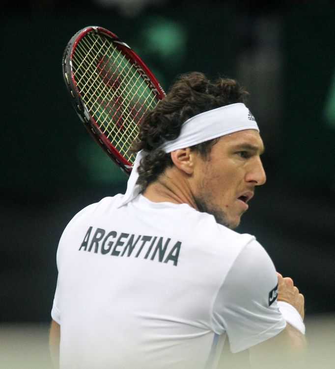 Juan Monaco vs Radek Štěpánek: semifinále Davisova poháru 2013