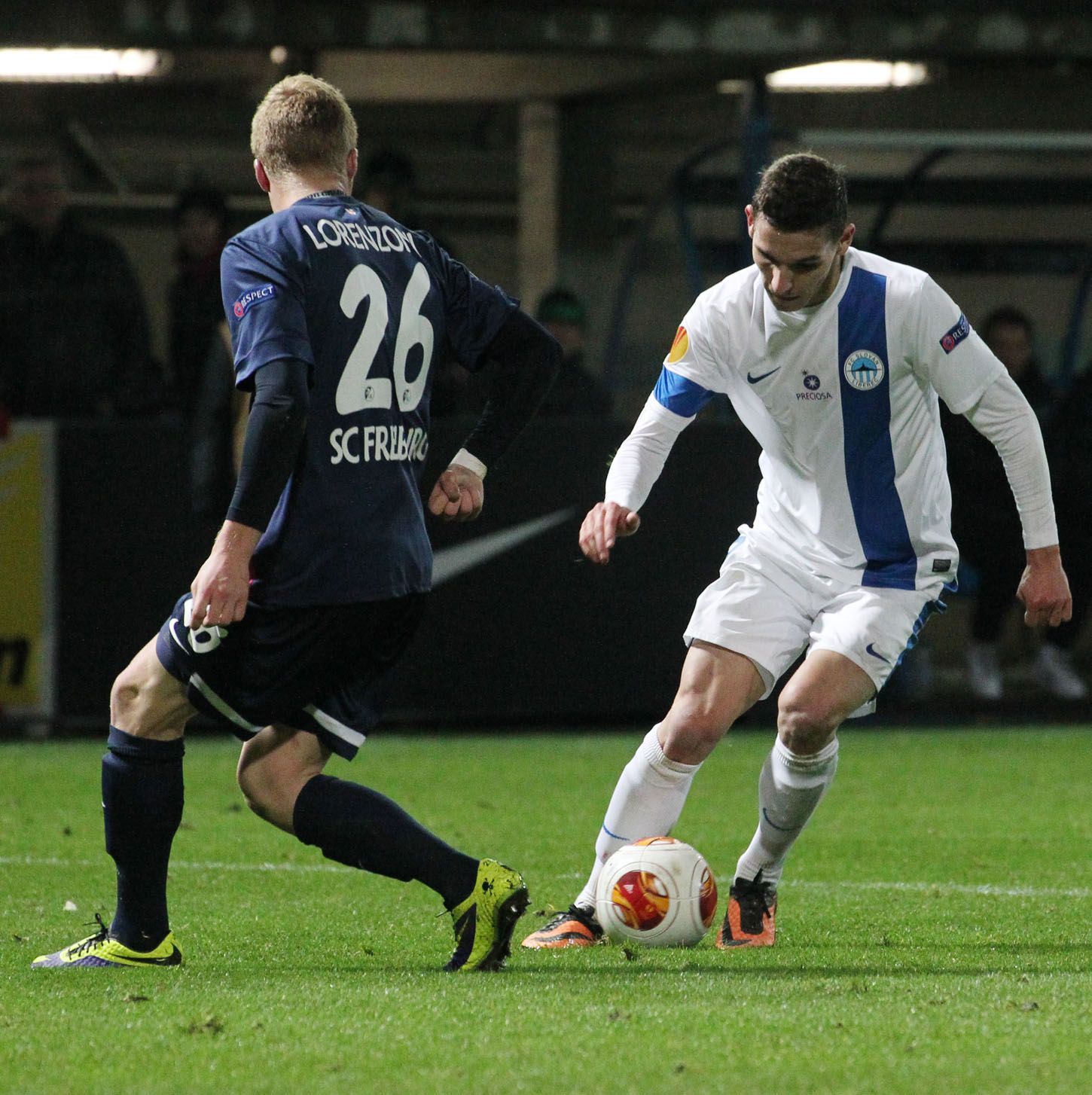 EL: Liberec - Freiburg (Lorenzoni, Pavelka)