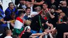 Euro 20161: výtržnosti maďarských fanoušků před zápasem s Islandem v Marseille