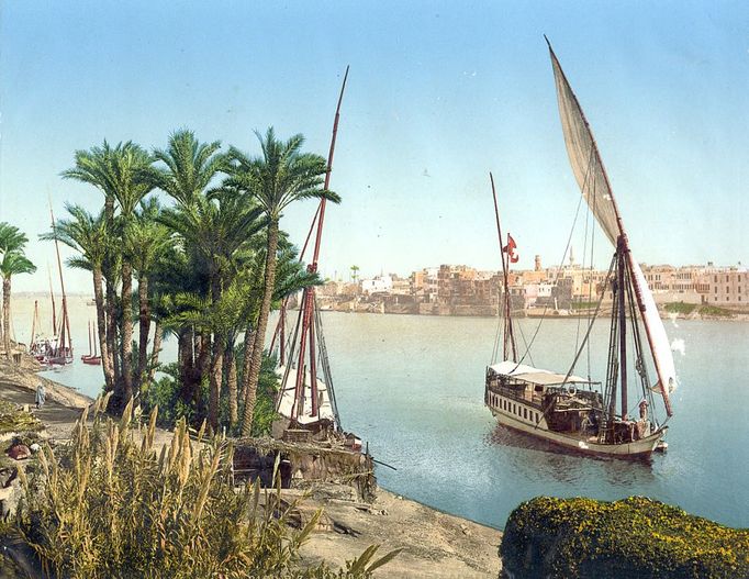 Egypt 1898 - 1905 na fotkách. Z kolekce fotochromových tisků Library of Congress