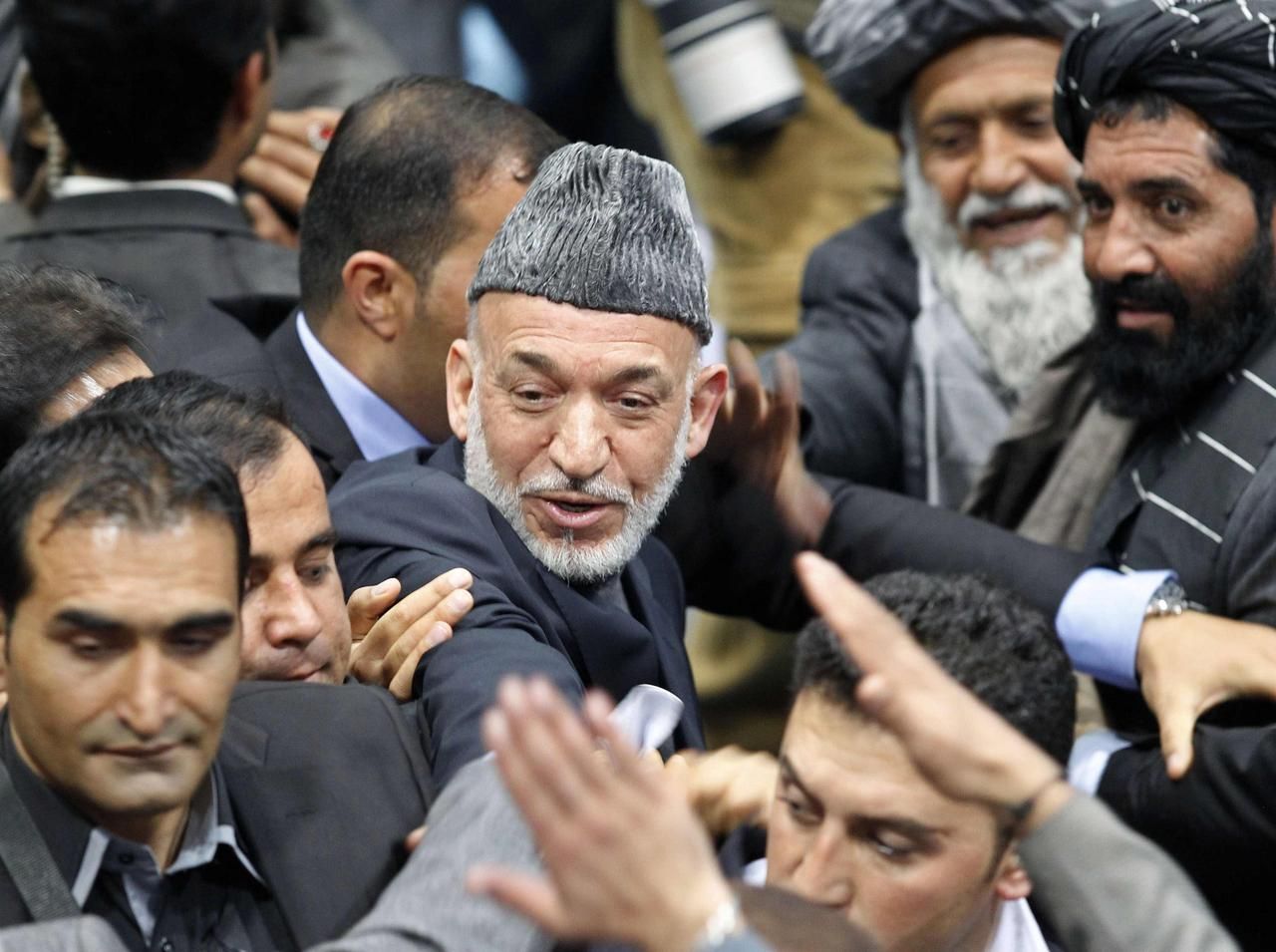 Afghánistán - prezident - Hamíd Karzáí