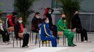 Diving - FINA Diving World Cup 2021 and Tokyo 2020 Olympics Aquatics Test Event - Tokyo Aquatics Centre, Tokyo, Japan - May 3, 2021  Athletes wearing protective face mask