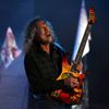 Hammett of Metallica performs on the Pyramid Stage at Worthy Farm in Somerset, during the Glastonbury Festival