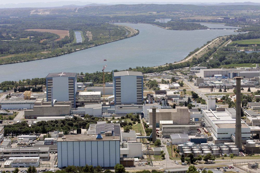 Archivní snímek jaderného zařízení Marcoule
