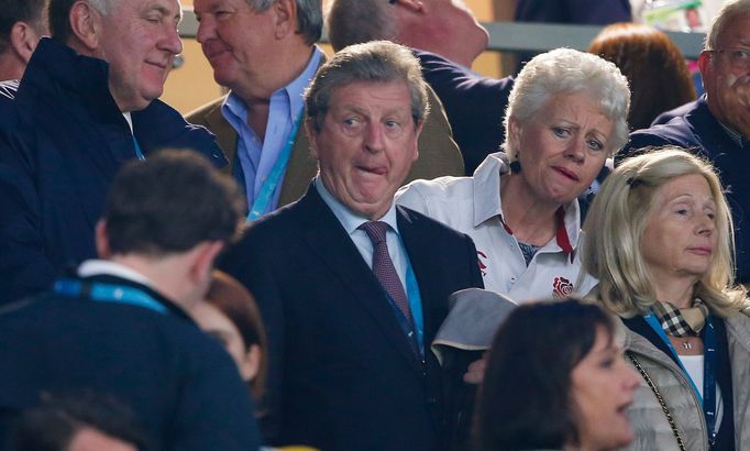 Rozhodující bitvu si nenechal ujít ani trenér fotbalové reprezentace Roy Hodgson