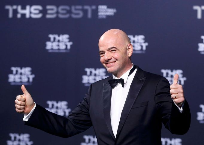 Galavečer FIFA 2017: prezident FIFA Gianni Infantino