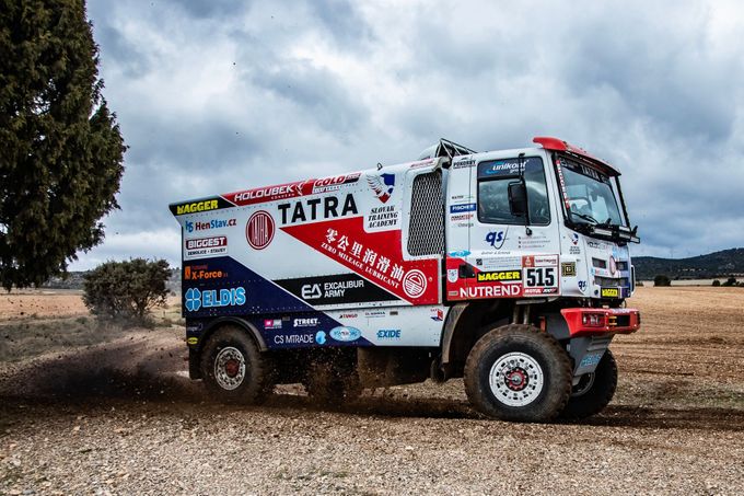 Tatra Martina Šoltyse při posledním testu před Rallye Dakar 2020