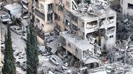 Bnei Brak z výšky: letecký snímek odhaluje rozsah zkázy, poškozené domy i školu v Bnei Braku. Místa, kde si děti hrály, jsou teď svědky destrukce.