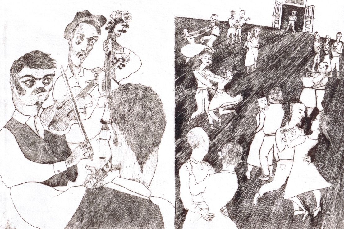 Ilustrace z knížky Andreje Giňi PAŤIV od Zuzany Maškové