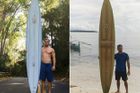 Surfař ztratil na Havaji prkno, po dvou letech se našlo na filipínském ostrově