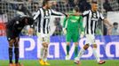 Fotbal,Liga mistrů, Juventus - Celtic:  Fabio Quagliarella a Arturo Vidal