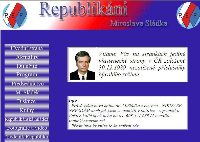 Republikáni Miroslava Sládka