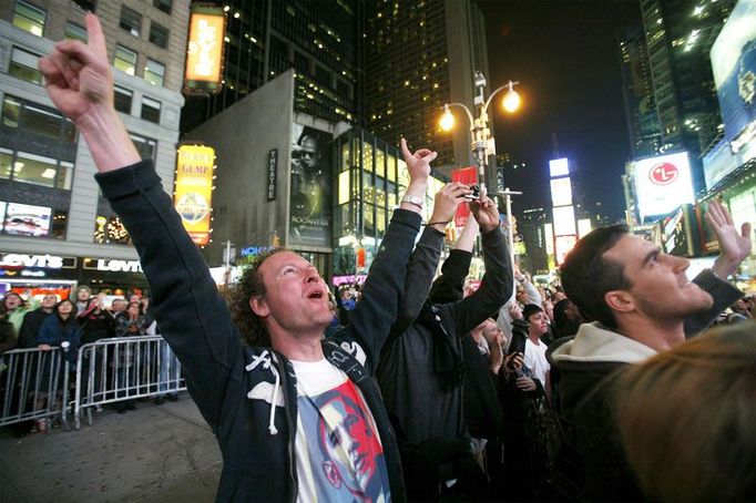 Radost na Times Square