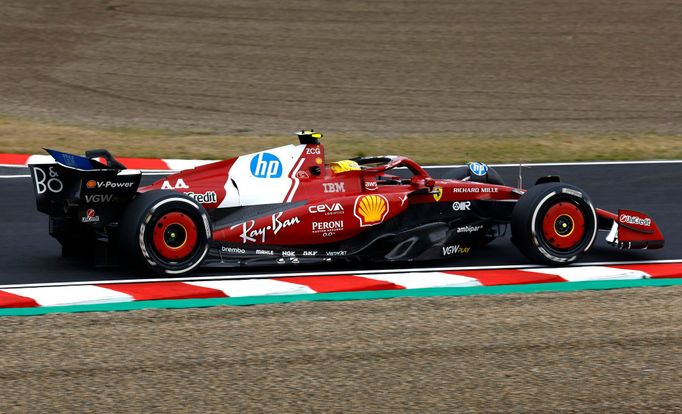 Lewis Hamilton, Ferrari během VC Japonska F1 2025