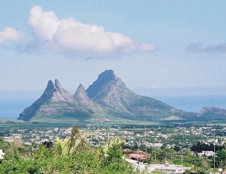 Hlavní město na ostrově Mauritius
