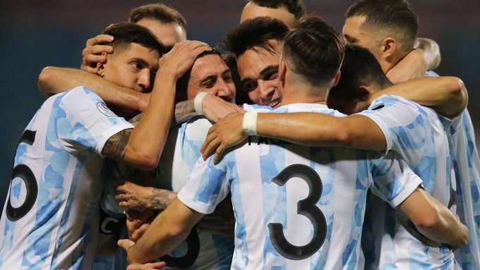 Argentina slaví postup do semifinále Copa América 2021